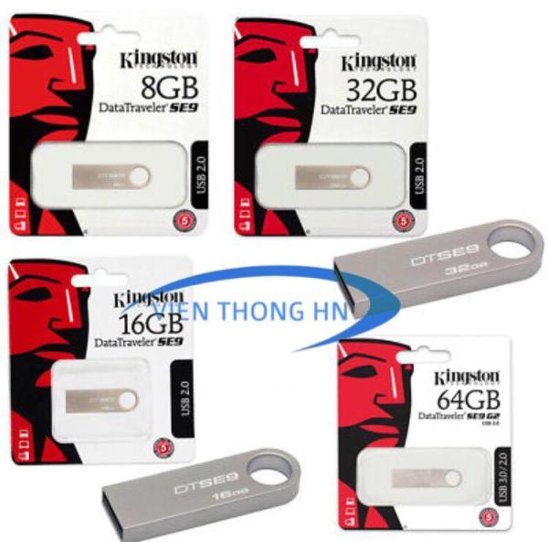 USB 2.0 Kingston DataTraveler SE9 8GB 16GB 32GB 64gb - CÓ NTFS - CAM KẾT BH 5 NĂM 1 ĐỔI 1