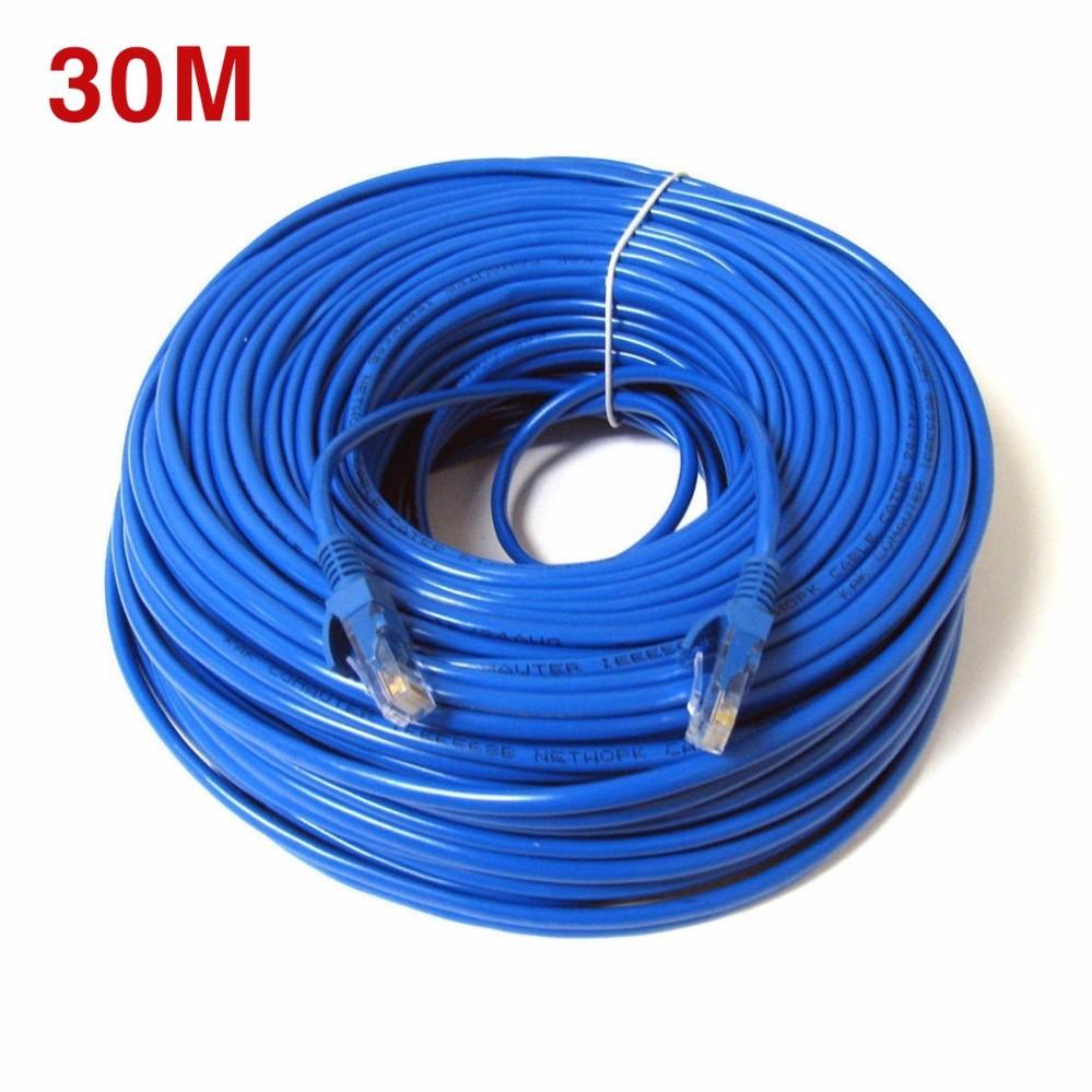 Dây cáp mạng internet/ mạng lan k&h 2 đầu đúc sẵn 30m loại tốt