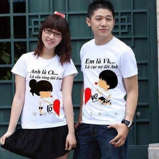 2 Áo thun cặp đôi cotton cao cấp MS01