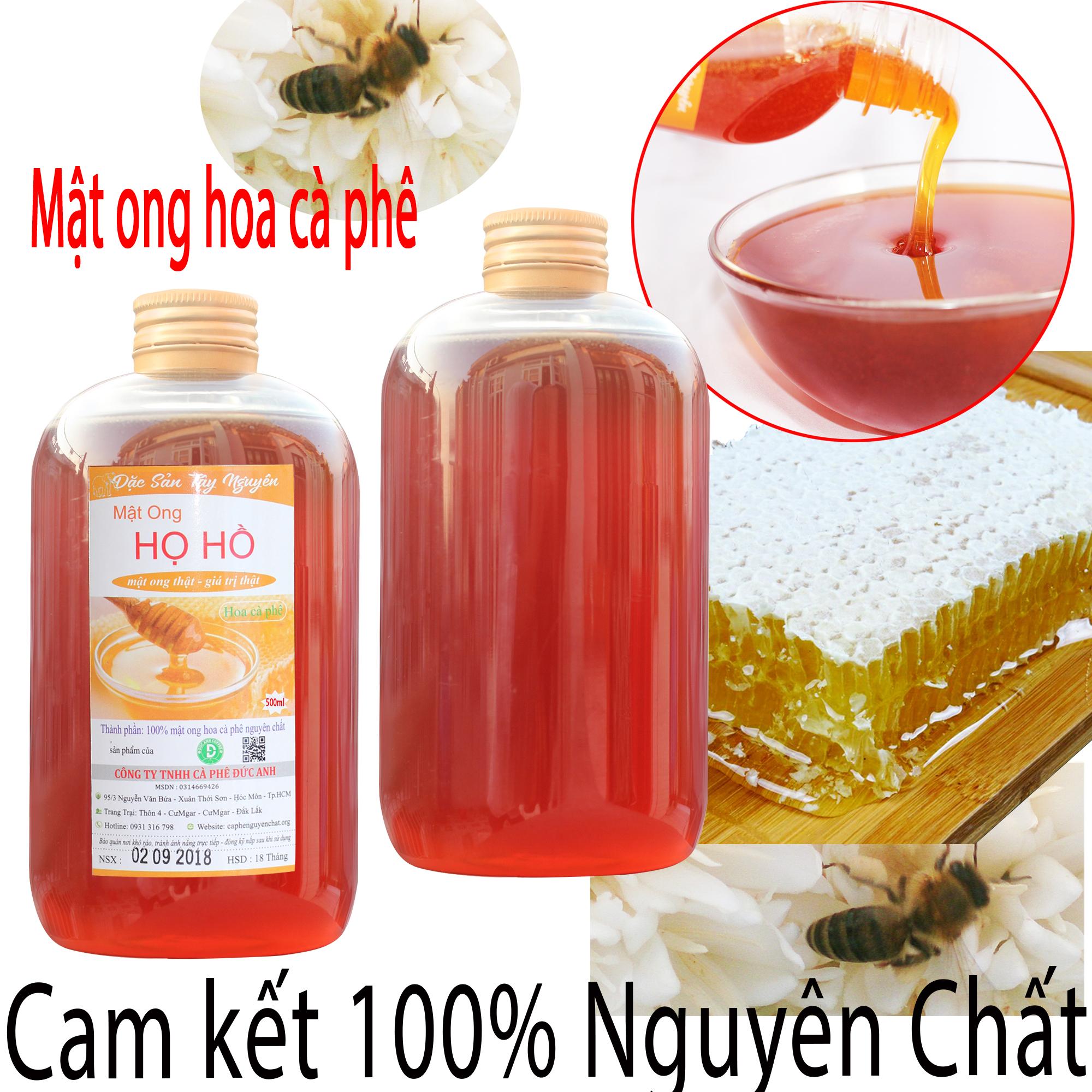 Chai mật ong nguyên chất hoa cà phê tương đương 700g - mật ong họ hồ thuộc công ty tnhh cà phê đức anh