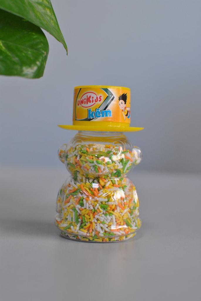 Kẹo cốm bổ sung canxi và kẽm cho cơ thể unikids