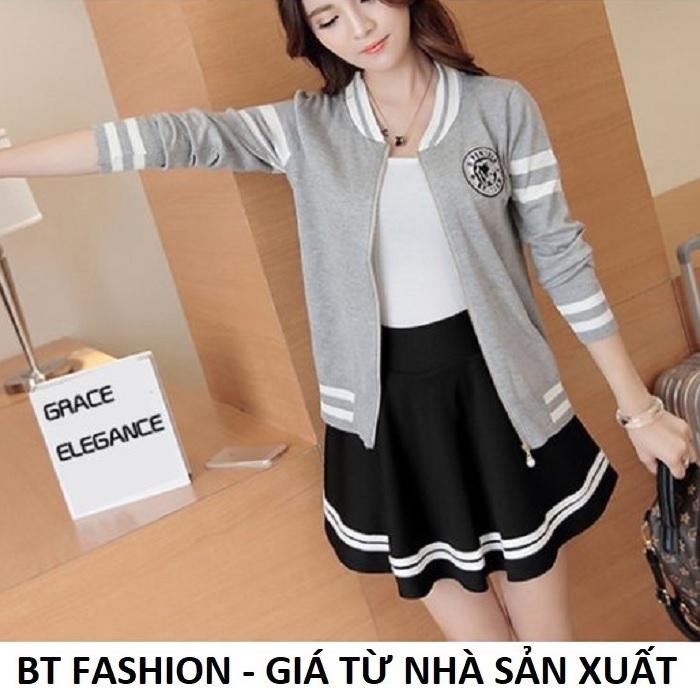 Chân Váy Xòe Lưng Thun Duyên Dáng Thời Trang Hàn Quốc - BT Fashion (VA001A- Xòe Viền)