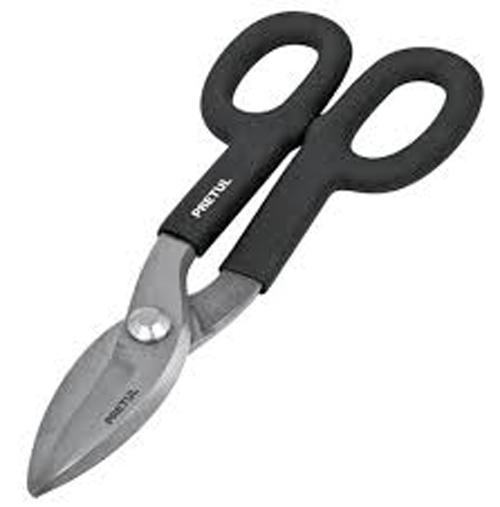 Kéo cắt tôn thẳng 12in/305mm cán đen pretul - th-12p