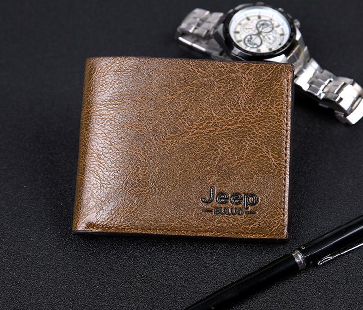 Ví da nam thời trang time store a6-jeep nâu vàng