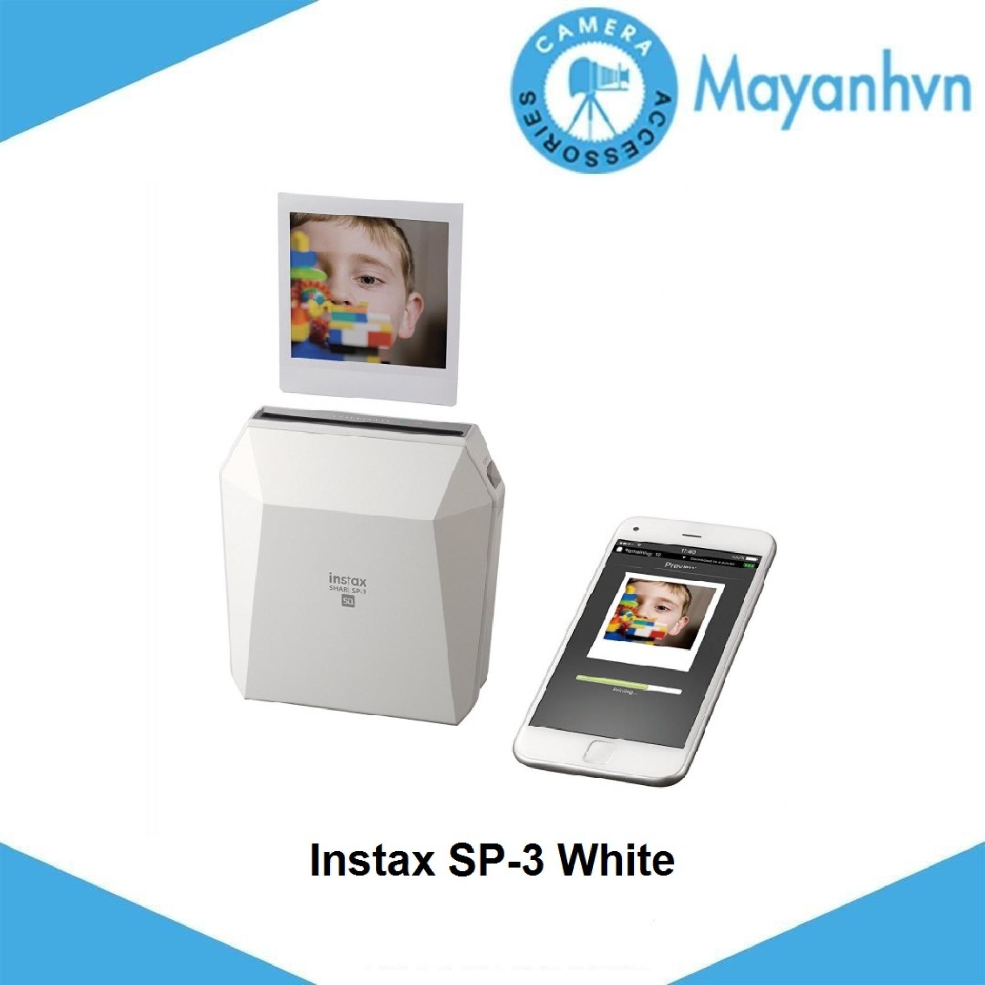 [Trả góp 0%]Máy in ảnh INSTAX SHARE SP-3 White