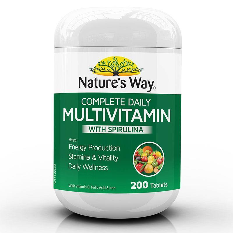 Multivitamin tổng hợp Natures Way 200v- ÚC nhập khẩu