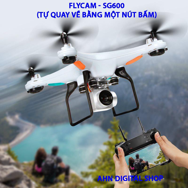 Flycam thế hệ mới sg600, camera fpv ttruyền hình ảnh trực tiếp về điện thoại rc drone,có chế độ tự quay về