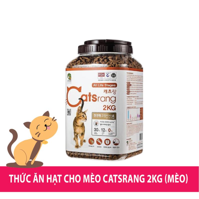 Thức ăn hạt khô Catsrang - Hộp thức ăn cho mèo mọi lứa tuổi 2 kg