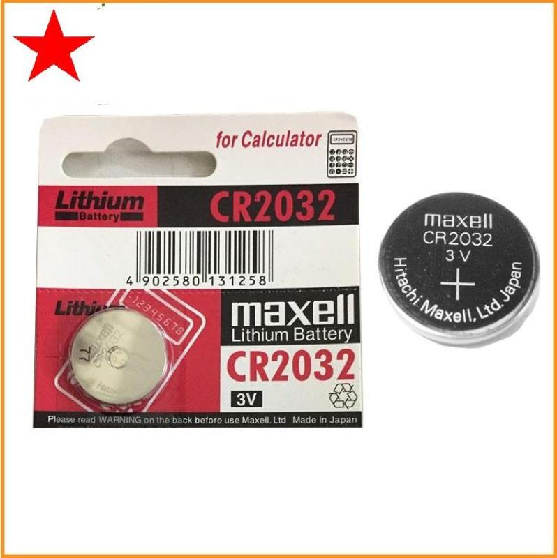 1 viên pin Cr2032, pin Cmos Maxell lithium 3V