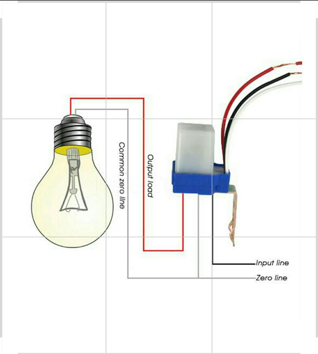 Công tăc cảm biến ánh sáng 220v 10a