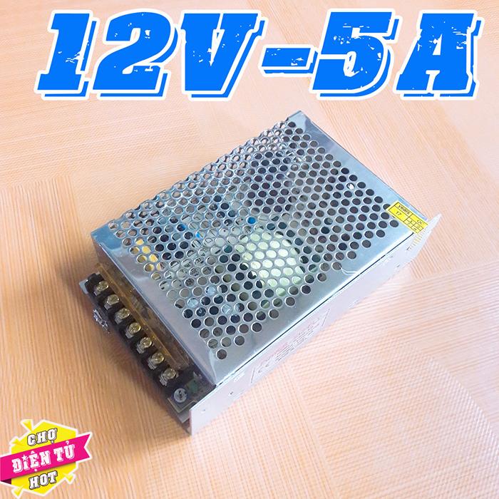 Nguồn tổ ong 12v 5a - nguồn tổng led quảng cáo , camera