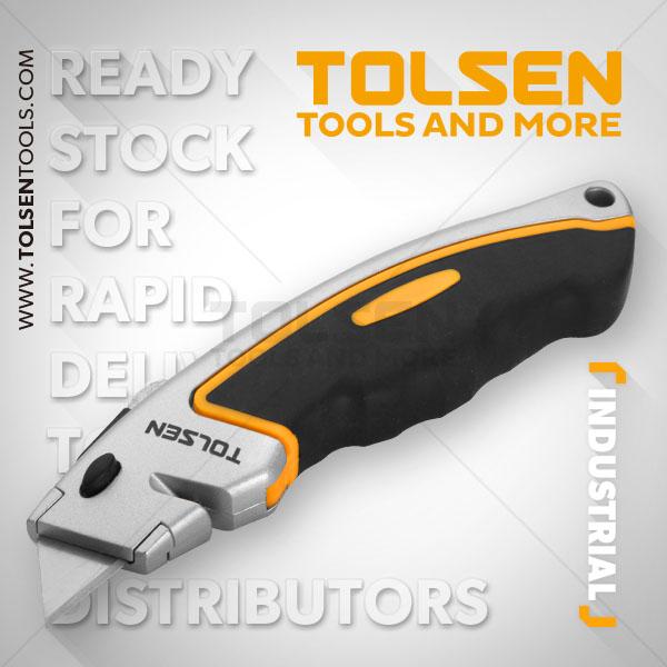 Dao cắt công nghiệp thân nhôm lưỡi 61*19mm tolsen 30009
