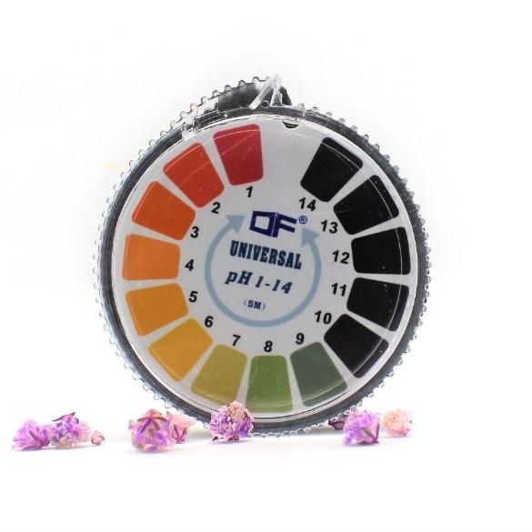 Giấy quỳ tím đo độ pH 1-14 dạng cuộn 5 mét