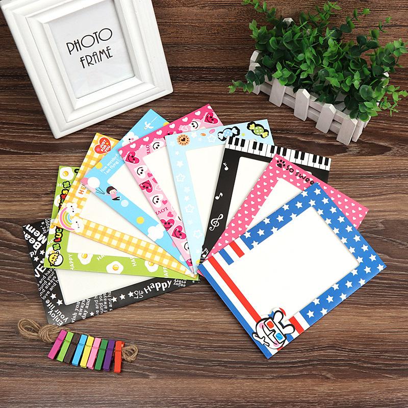 Bộ 9 khung ảnh KHỔ LỚN kèm dây và kẹp trang trí treo tường phong cách Hàn Quốc, cam kết giá rẻ nhất thị trường.