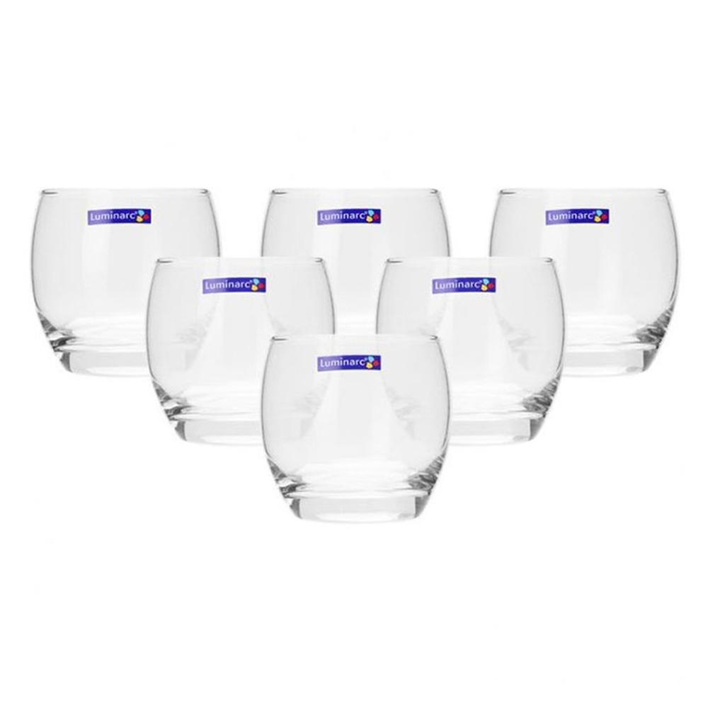 Bộ 6 ly thủy tinh thấp luminarc salto 320ml g2562