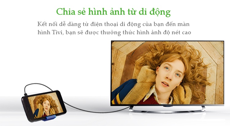 Cáp chuyển Micro HDMI Type D sang HDMI Type A Dài 1-3M UGREEN HD127 Cáp chuyển Micro HDMI Type D sang HDMI Type A Dài 1-3M UGREEN HD127
