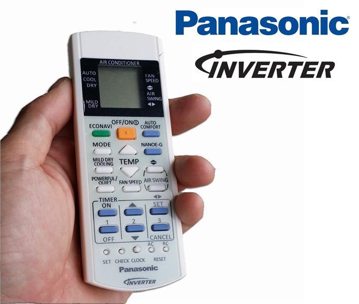 ĐIỀU KHIỂN ĐIỀU HÒA  panasonic inverter 2 chiều (trắng)