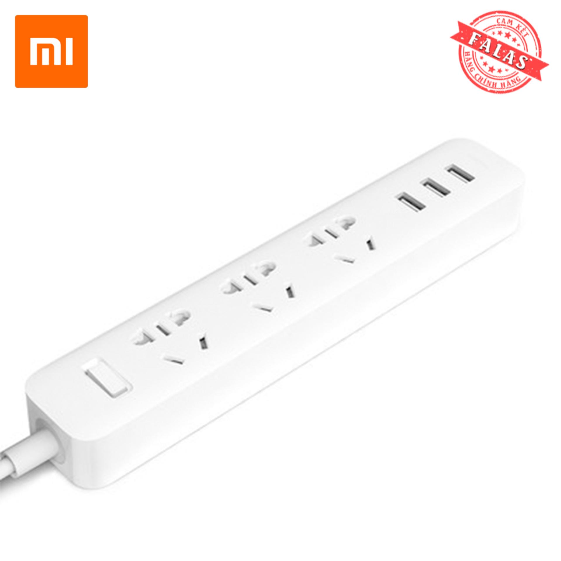 Ổ CẮM ĐIỆN DÀI XIAOMI POWER STRIP - NHỎ GỌN - CHỐNG TRƠN TRƯỢT (ĐEN, TRẮNG) - FALAS
