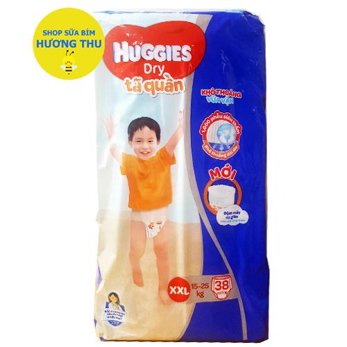 Tã/bỉm quần huggies size xxl 38 miếng