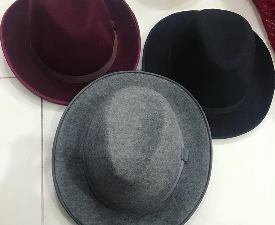 Nón fedora thời trang cá tính, mũ phớt nỉ ông già, nón phớt Nam trung niên