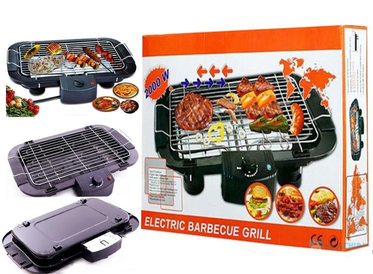 Bếp nướng điện không khói kiểu vỉ nướng 2000W(màu đen) , bảo hành 3 tháng
