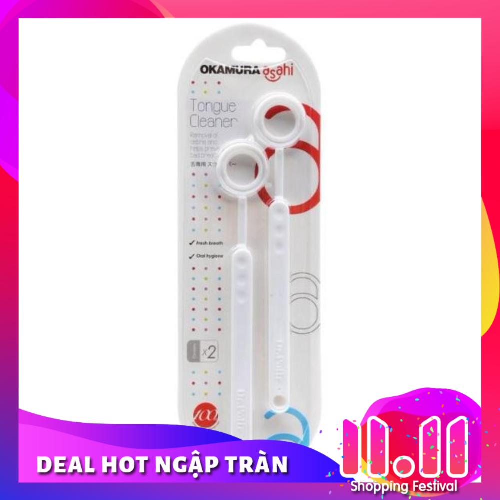 Dụng cụ cạo lưỡi cao cấp Nhật gói 2 chiếc - Okamura