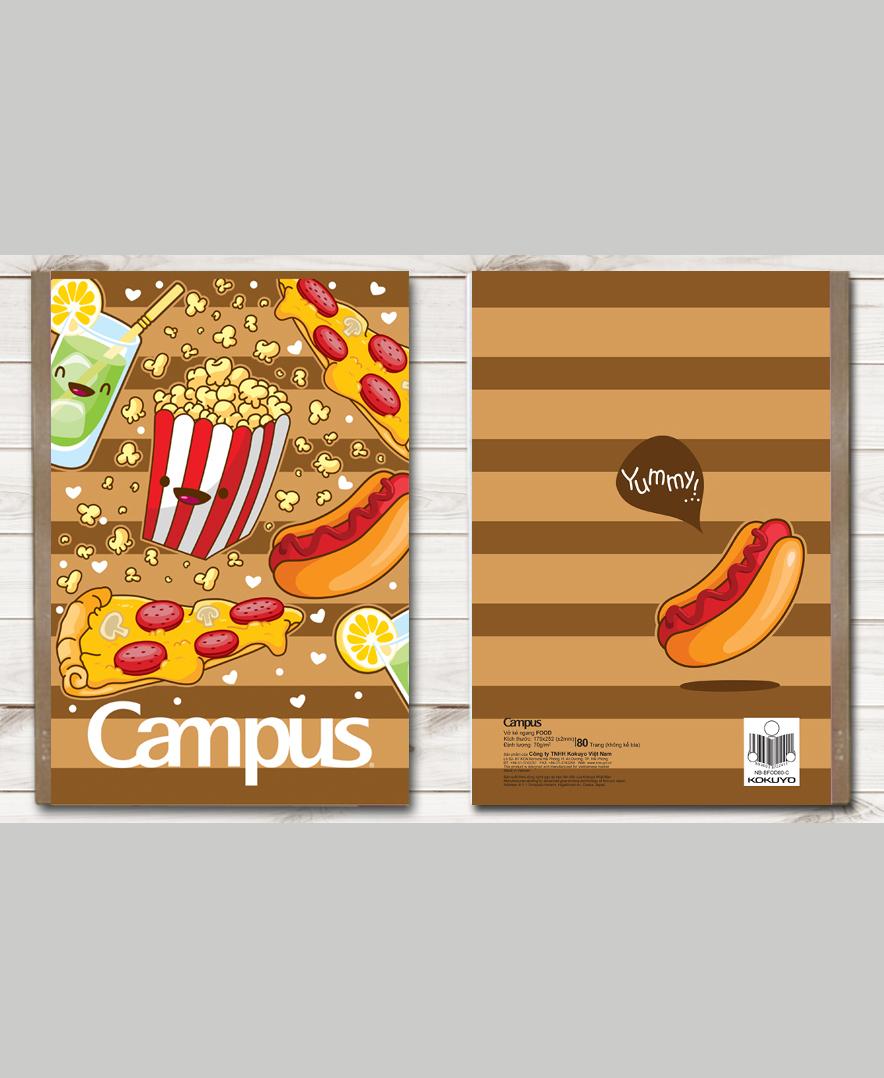 Tập 10 vở campus food 80 trang