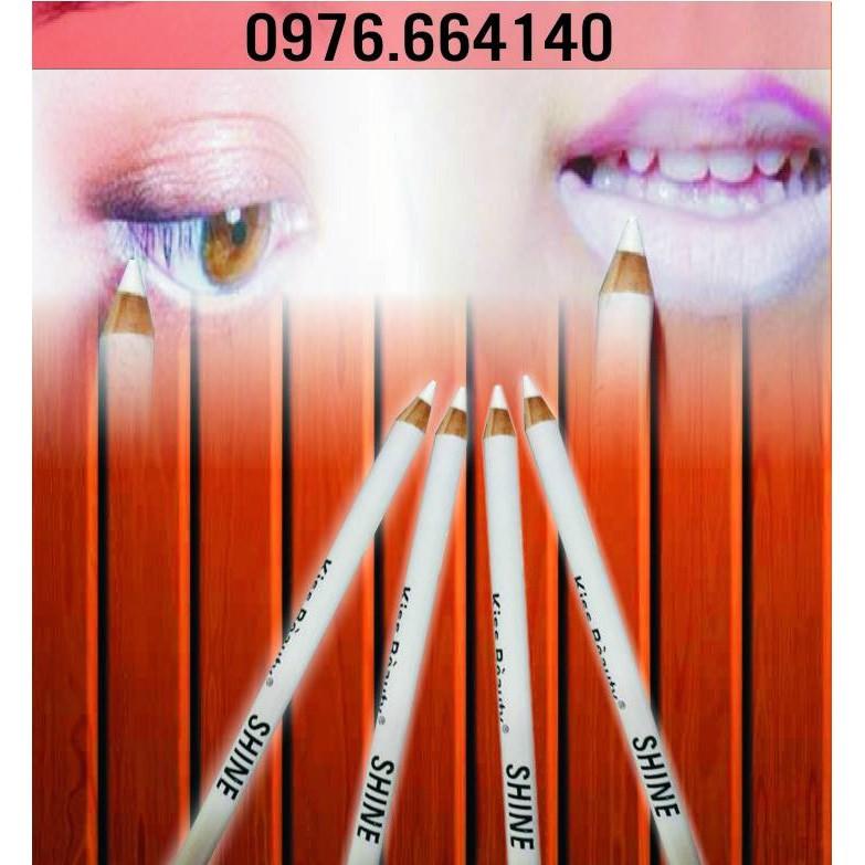 Chì kẻ mí mắt trắng kiss beauty