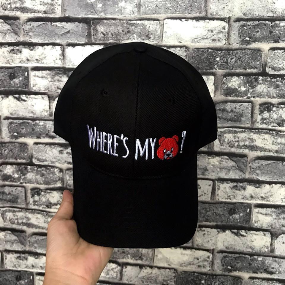 Nón kết thêu logo gấu đỏ