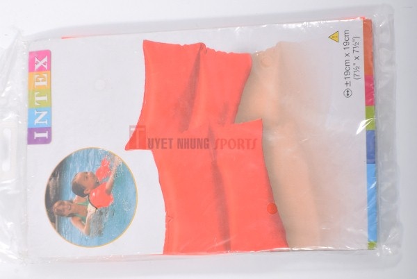 phao tay intex đỏ kích thước 19 x 19 cm dùng cho bé từ 3 đến 6 tuổi 5
