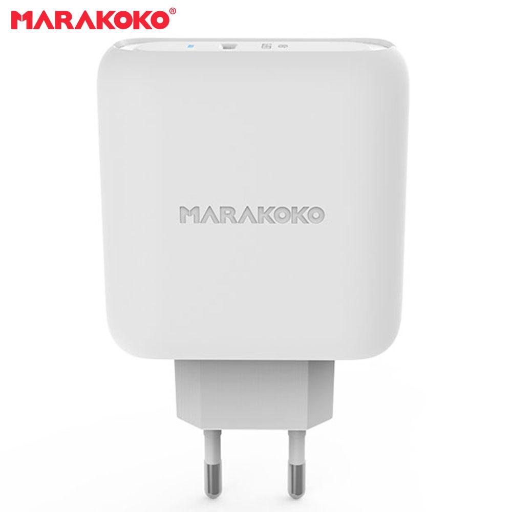 Củ sạc nhanh marakoko ma24 45w cổng usb type c, công nghệ usb pd power delivery 3.0 cho iphone 8, 8+, iphone x