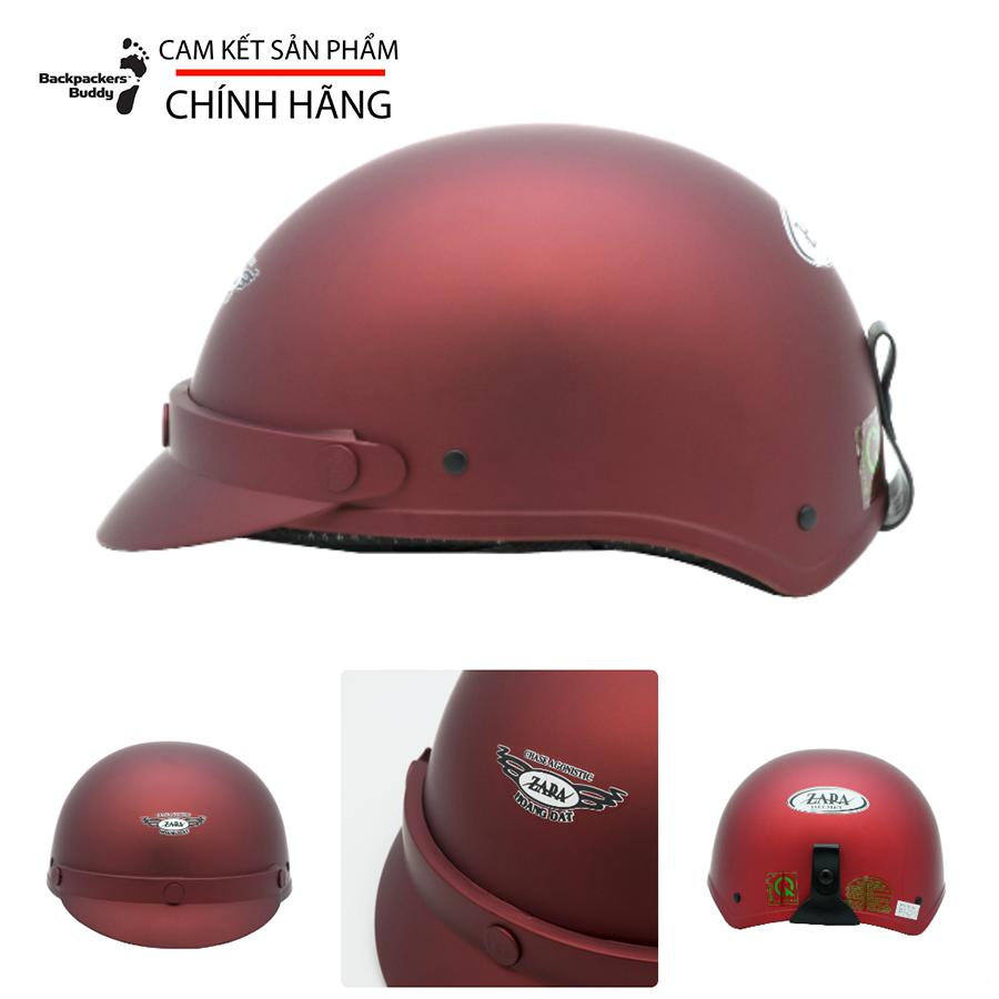 [Voucher Freeship Max] Nón Bảo Hiểm Nữa Đầu Có Luỡi Trai Zara Hoằng Đạt - Hàng Chất Lượng Cao, BH 12 Tháng
