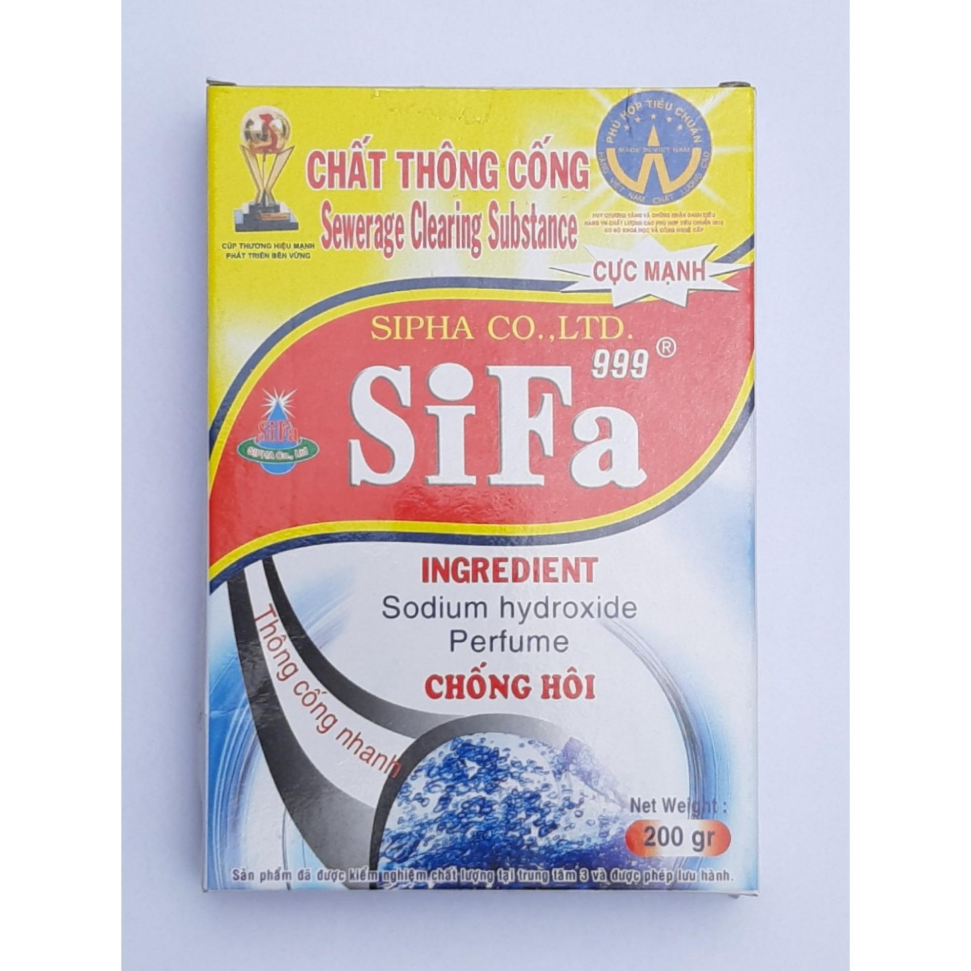 Bột Thông Tắc Cống Cực Mạnh Chống hôi -200g Sifa
