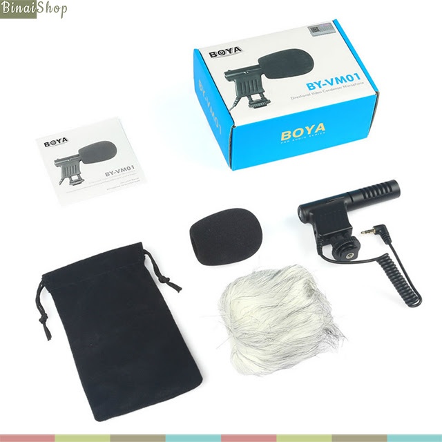 Microphone máy ảnh Boya BY-VM01 Microphone máy ảnh Boya BY-VM01