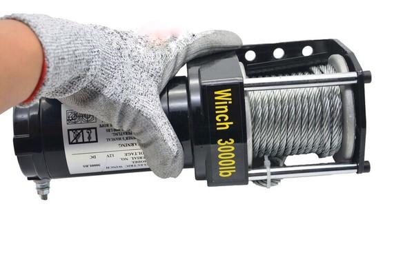 Tời cứu hộ ô tô nguồn 12v- 3000lbs-1.3 tấn