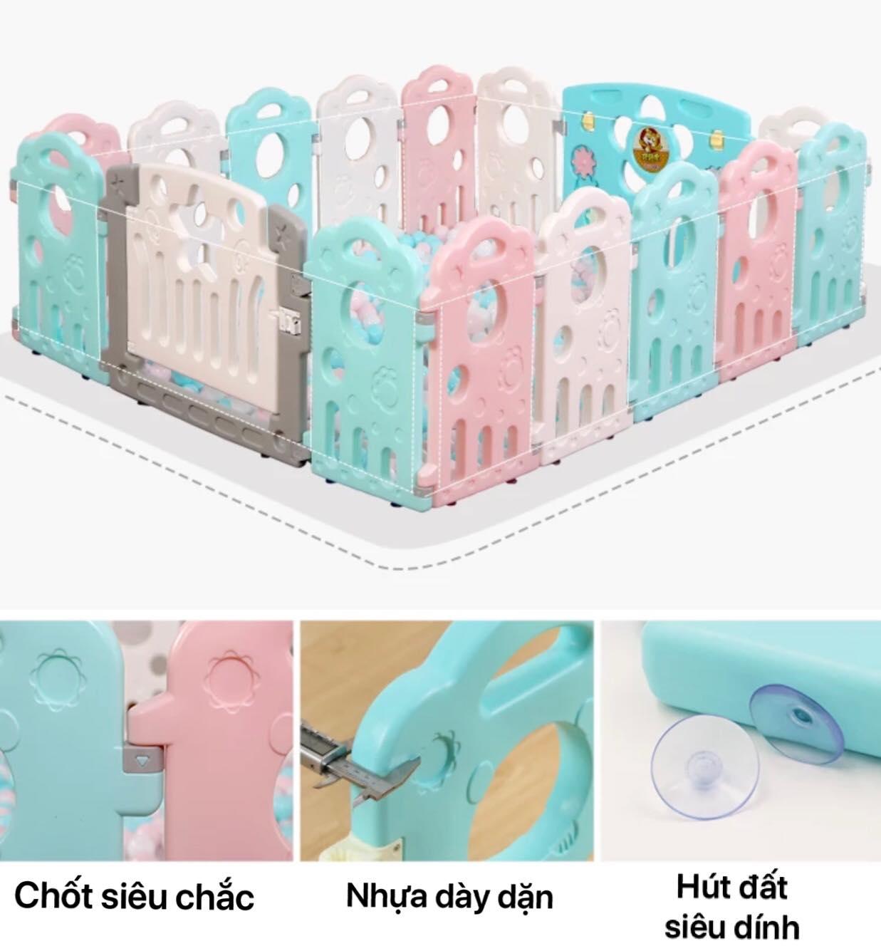 Quây cũi 3d cao cấp cho bé