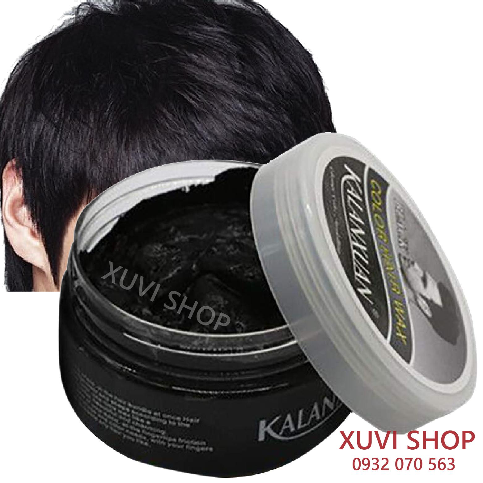 Wax vuốt tóc màu Cao cấp KALANXUAN – Wax tạo màu tóc 7 màu xám khói, đen, nâu, xanh dương, vàng, đỏ hồng, trắng