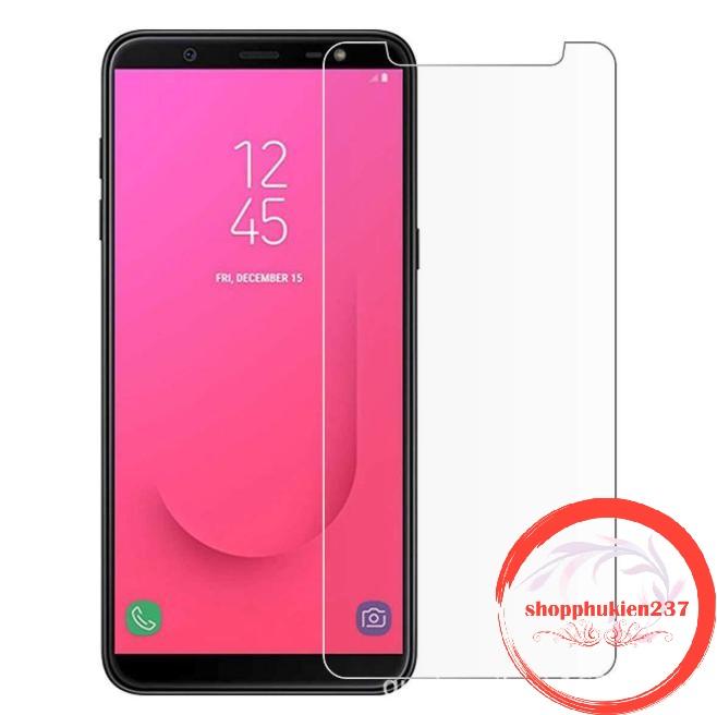 [HCM]KÍNH CƯỜNG LỰC SS J6 PLUS / J4 PLUS KÍNH TRONG 9H KHÔNG FULL MÀN
