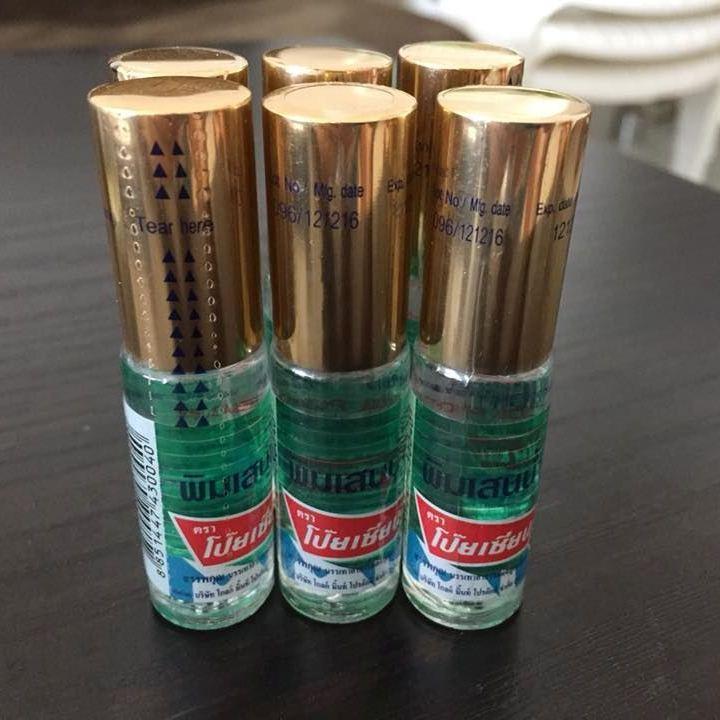 Combo 6 chai dầu lăn núi Thái Lan POY SIAN BRAND PIM-SEAN BALM