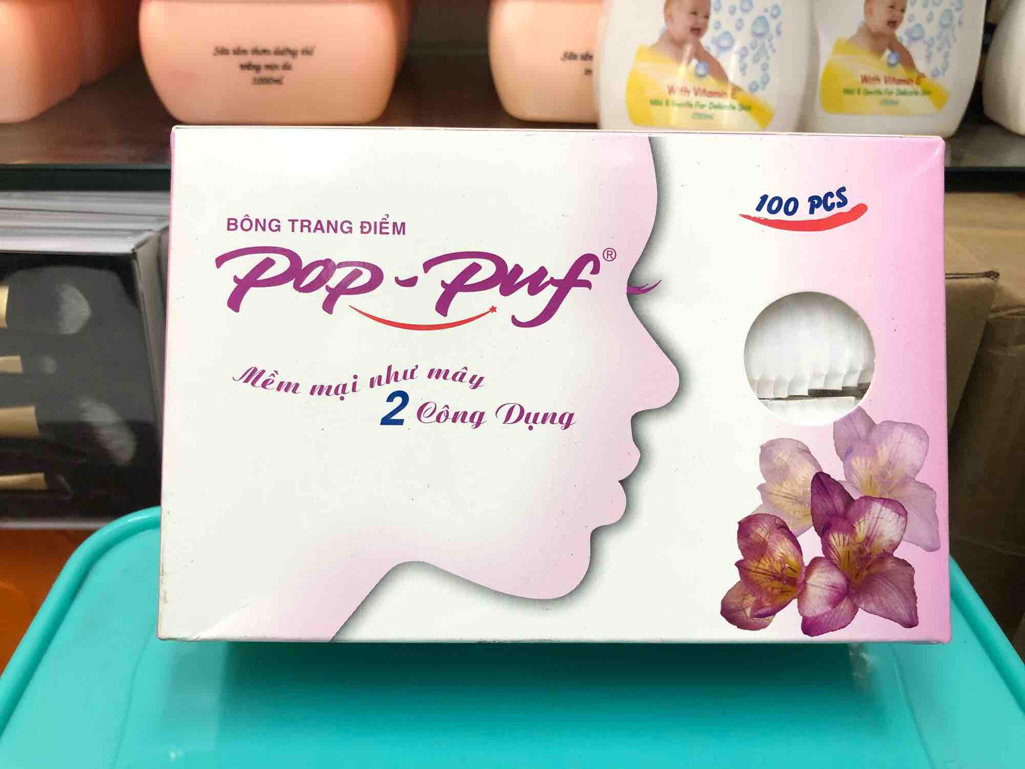 Bông tẩy trang Pop-puf