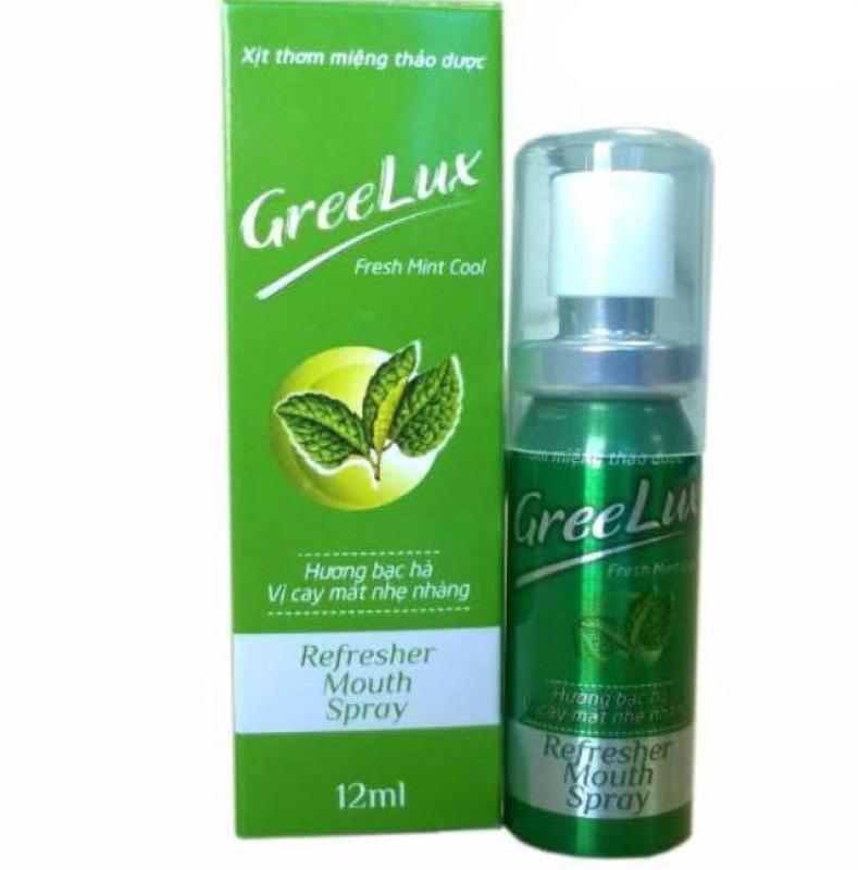 Xịt thơm miệng thảo dược Greelux Extra Cool 12ml cao cấp