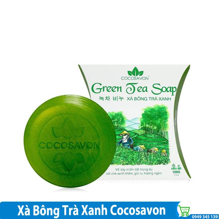 Xà bông tắm trà xanh Cocosavon 100gr