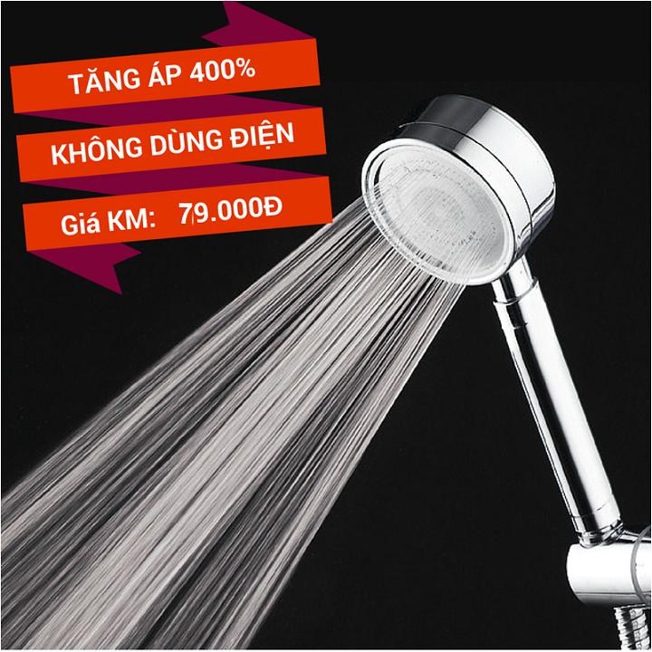 Vòi sen tăng áp tiết kiệm nước