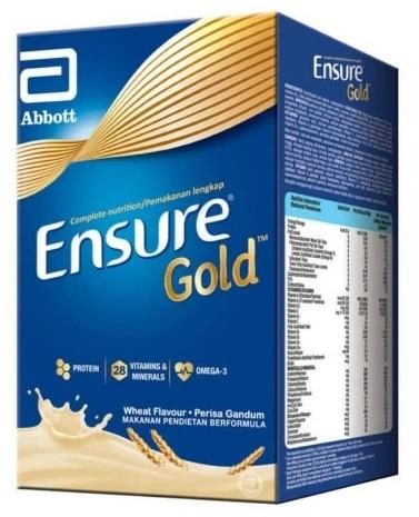 Sữa ensure gold 400g - hương lúa mạch - hàng malaysia