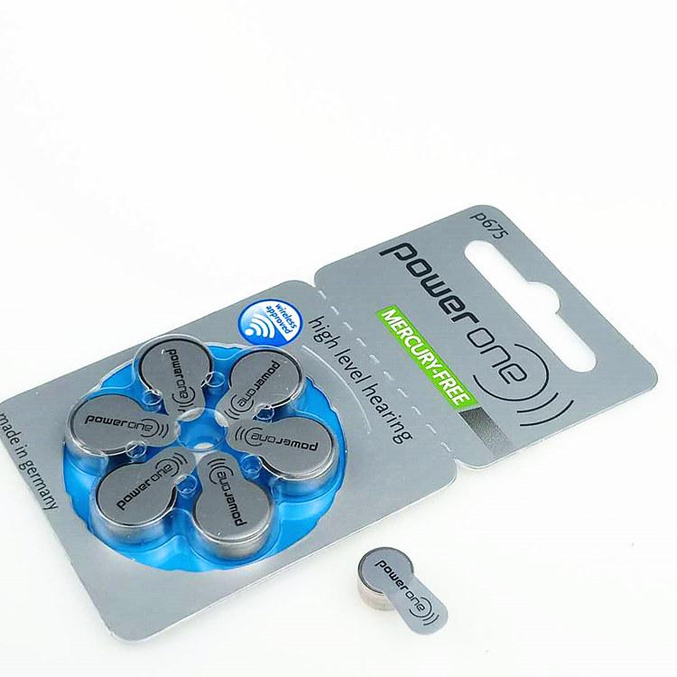 Pin máy trợ thính Powerone P675 zinc Đức