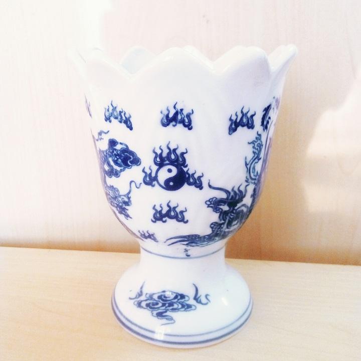 Cốc đựng quả phật thủ ban thờ, sứ Bát Tràng