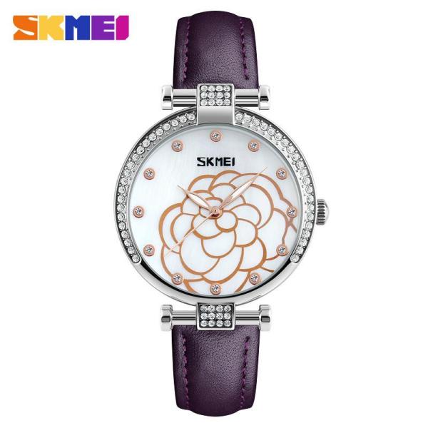 (Cập nhật 2019)Đồng hồ nữ dây da cao cấp Skmei 9145 thời trang Hàn Quốc cao cấp