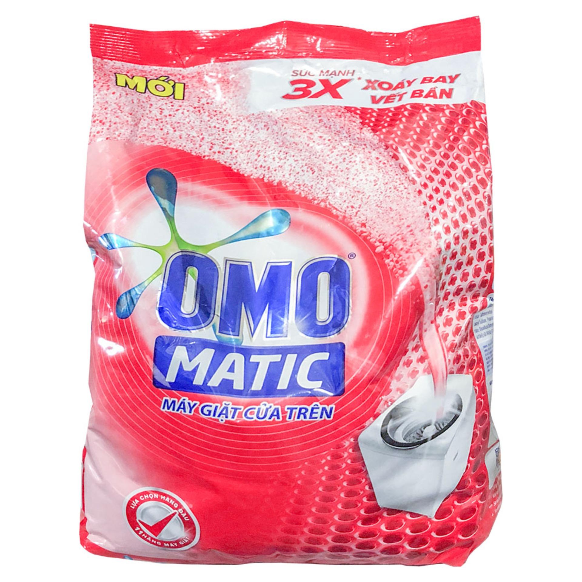 Bột Giặt OMO Matic Cho Máy Giặt Cửa Trên Hộp 6Kg