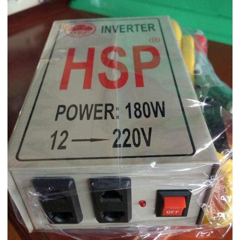 Bộ chuyển điện acquy 12v ra 220v - 180w