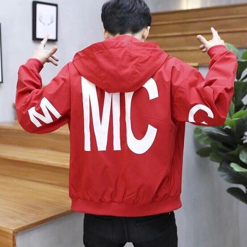 [HCM]Áo khoác dù nam chữ in MC đơn điệu độc đáo M006 PKSR